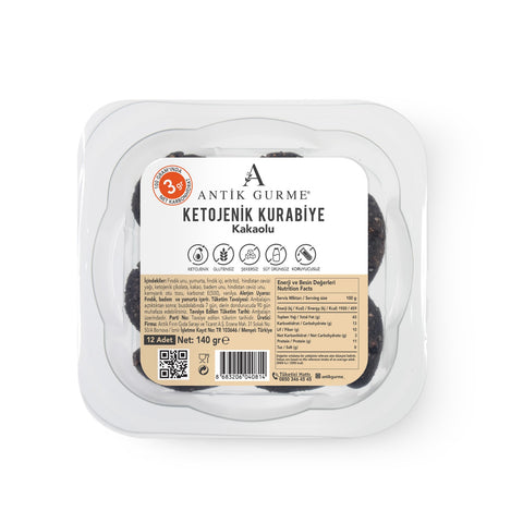 Ketojenik Kurabiye Kakaolu 140 gr