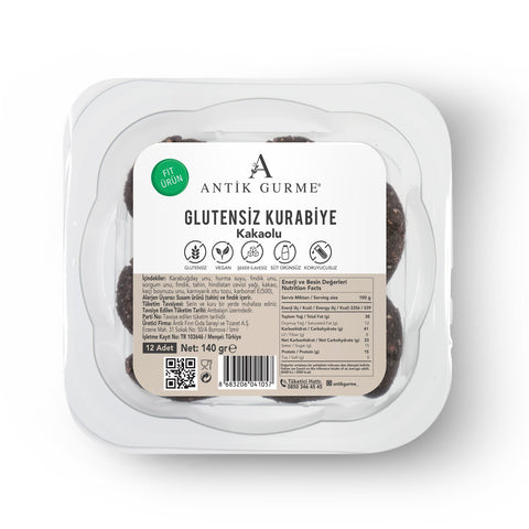 Glutensiz Kurabiye Kakaolu 140 gr