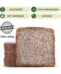 %100 Tane Karabuğday Ekmeği (Sade) 340gr