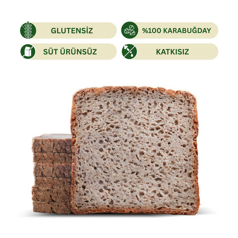 %100 Tane Karabuğday Ekmeği (Sade)