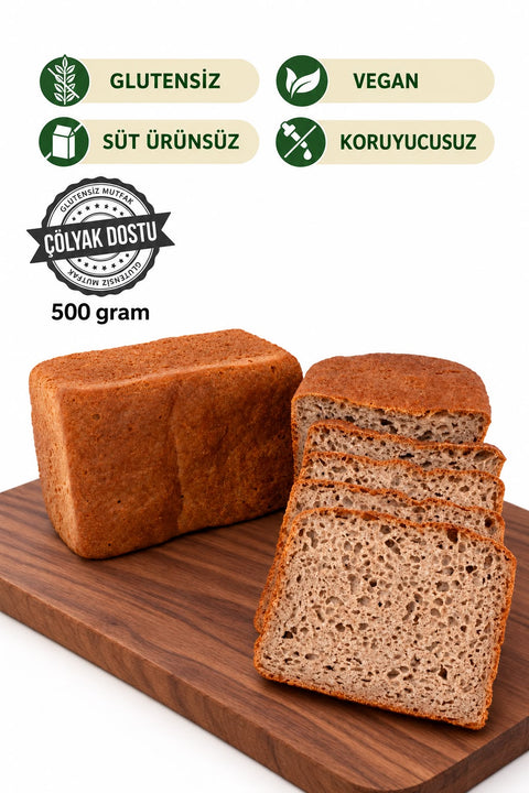 Glutensiz Ekmek 500 gr (Baton)
