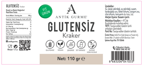 Glutensiz Kraker