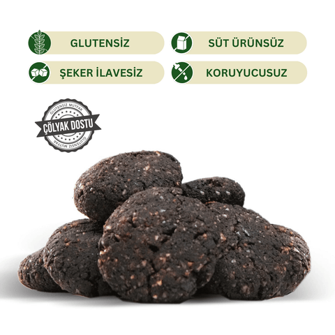 Glutensiz Kurabiye Kakaolu